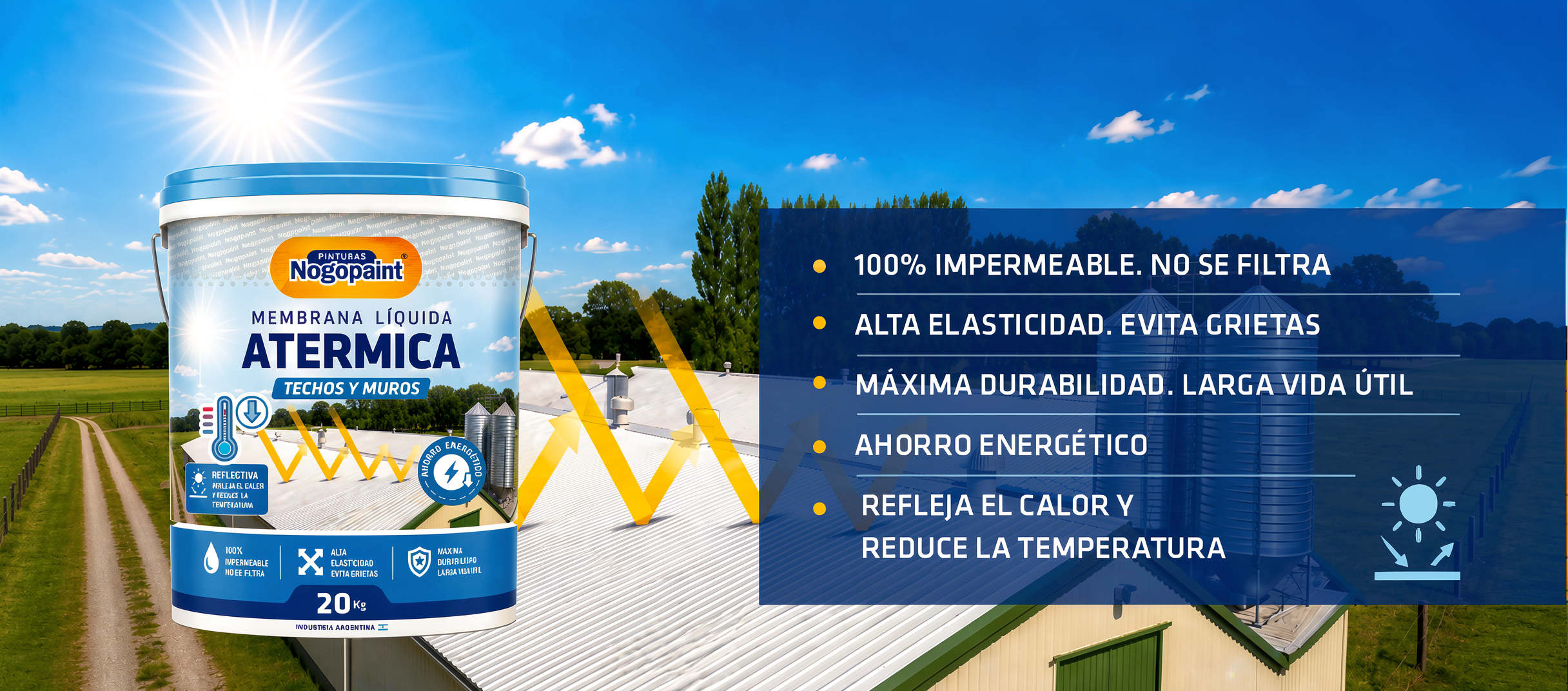 Slide Membrana Líquida Atérmica
